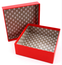 TIE BOX046 Manufacturing business tie box  custom fashion tie box  custom LOGO tie box  tie box garment factory side view